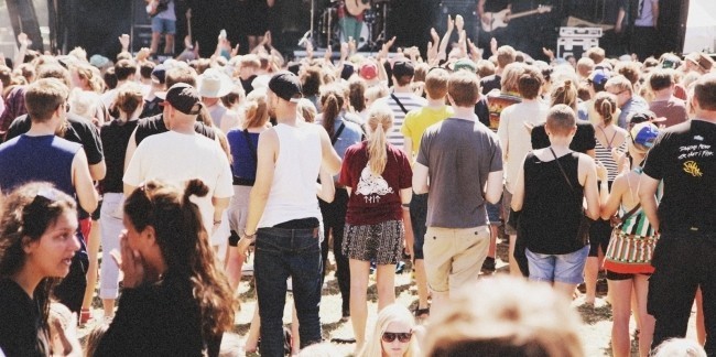 Roskilde Festival crowd