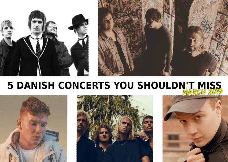 5 Danish concerts you shouldn't miss in March 2019